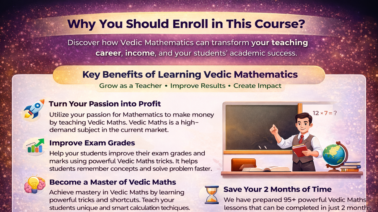 Key Benefits of Learning Vedic Mathematics